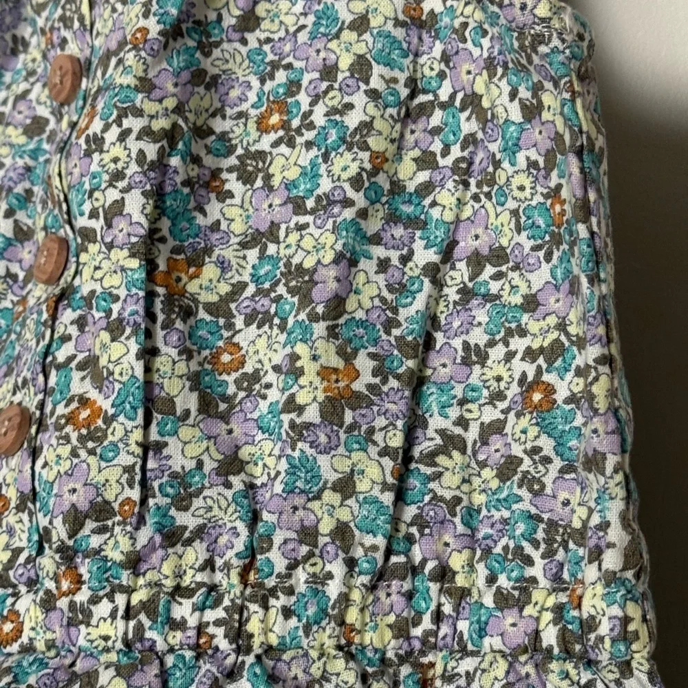 OshKosh B’gosh Floral Romper Toddler Girls Size 4T